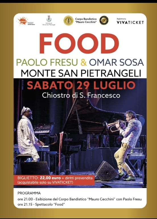 Concerto "Food" di Paolo Fresu e Omar Sosa