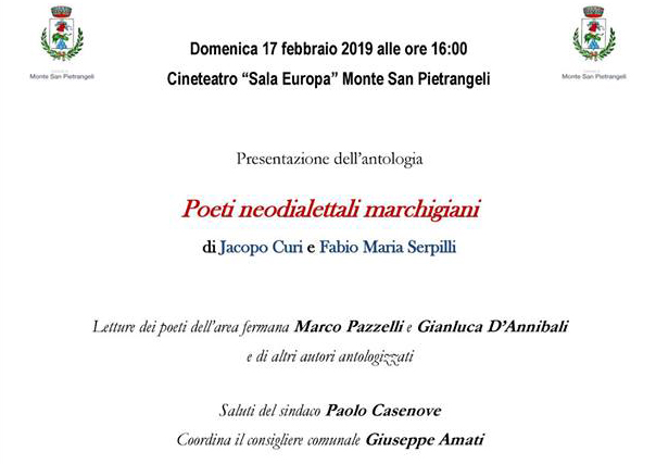Presentazione Antologia dei Poeti neodialettali marchigiani
