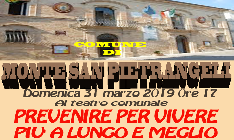Incontro: prevenire per vivere meglio e più a lungo